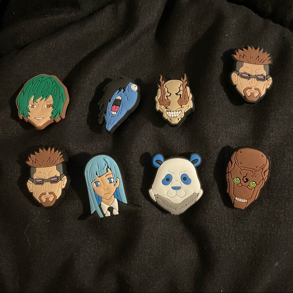 New Jujutsu Kaisen Croc Jibbitz set